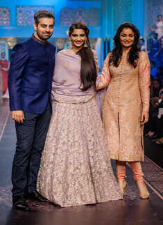 Sonam Kapoor showcases a creation