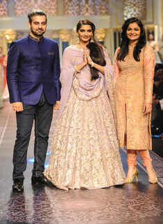 Sonam Kapoor showcases a creation