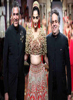 Abu Jani, Sonam Kapoor and Sandeep Khosla
