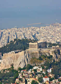Check out the present-day Athens, Greece
