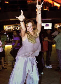 A reveller during a Club Night