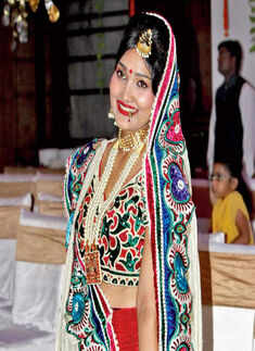Amrita during Brides of India themed Teej party