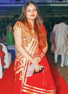 Akahsha during the Teej party