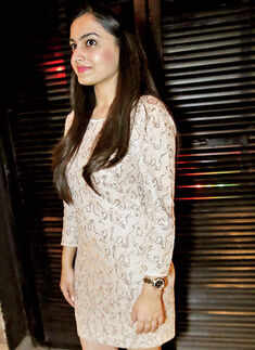 Akanksha during the party