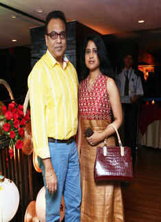 Arindam Sil and Sukla during a party