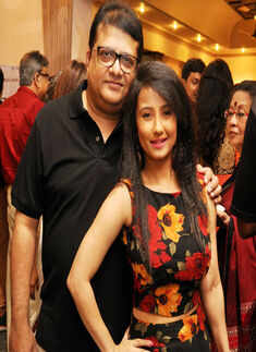 Agnideb Chatterjee and Monami Ghosh pose together