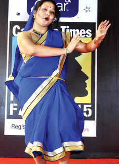 Sujata Chetri during the Clean & Clear Calcutta Times Fresh Face 2015 auditions