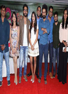 Cast and crew during the press meet