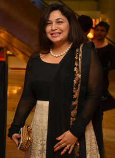 Sabina during the fashion show