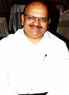 Alok Ranjan during the party