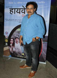 A guest during the premiere of Marathi film Highway