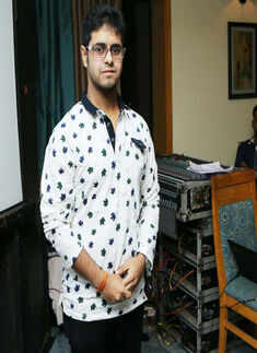 Abhigyan Mukherjee during the music launch