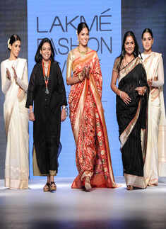 Parvathy Omanakuttan walks the ramp