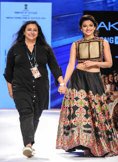 Gauahar Khan walks the ramp