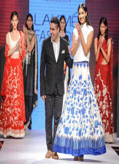 The designer takes a bow