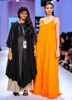 The designer takes a bow