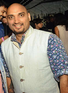 Samant Chauhan during a party