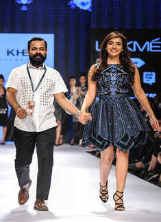 Neha Sharma walks the ramp