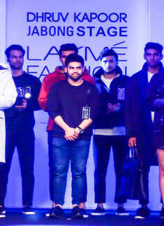 Models walk the ramp
