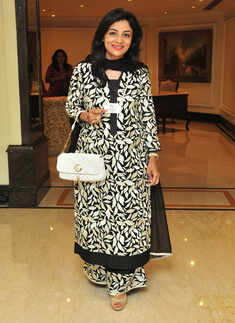 Anjum Babu Khan during an interactive session