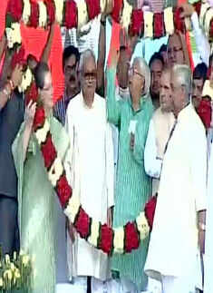 'Swabhiman' rally in Patna