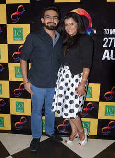 Kaushik and Preethi during a party