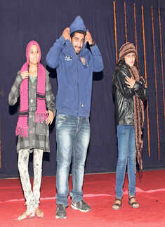 Participants during the fashion show