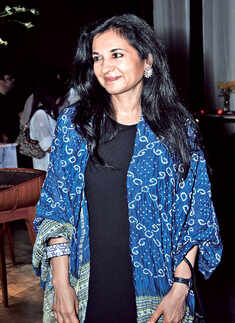 Kavita Bhartia during a food and fashion soiree