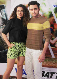 Kangana Ranaut and Imran Khan