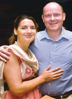 Olivia and Macdonald during a conclave