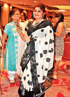 Geeta during a ladies get-together