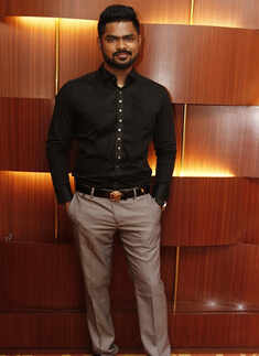 Dinesh during a party