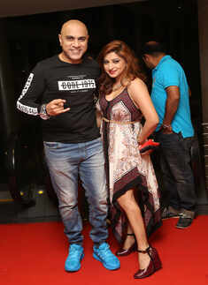 Baba Sehgal and Ashima during an event