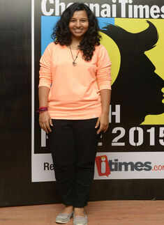 RJ Nandini during the auditions