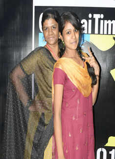 Gayathri (R) poses with her friend