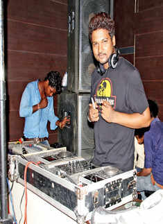 Dj Saurabh during the auditions