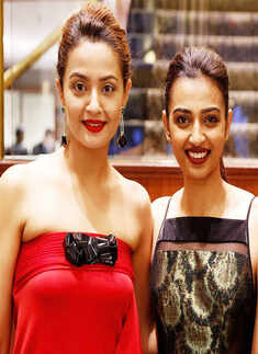 Surveen Chawla and Radhika Apte pose for a photo