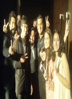 Shaan-e-Pakistan team members pose for a photo