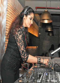 DJ Barkha during the launch party