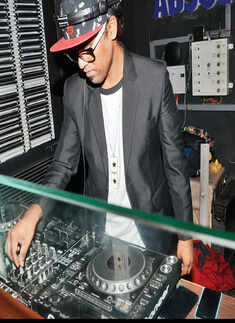 DJ Harry during the third anniversary celebration