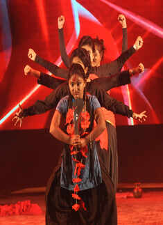 Students perform during the IAMS Rhapsody