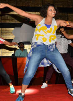 Zumba lovers rock the floor