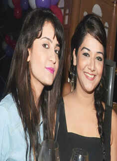 DJ Ankita and Dipika during the party