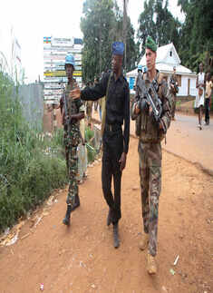 The fighting left the country divided