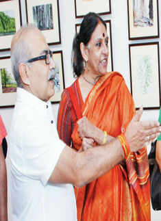 Rakesh Agarwal with Jaya Jaitley