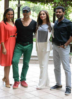 Lara Dutta, Akshay Kumar, Amy Jackson and Prabhu Deva