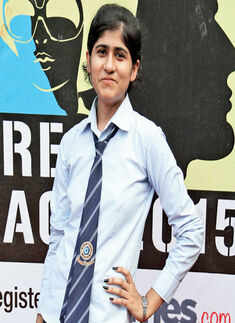 Second runner up, Anshika Pandey poses