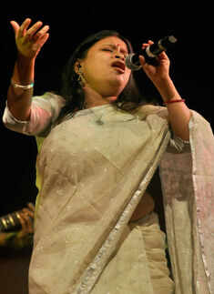 Usri Chakraborty during an event