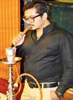 Sagar during the party