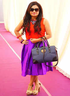 Manju during a Luxury exhibition